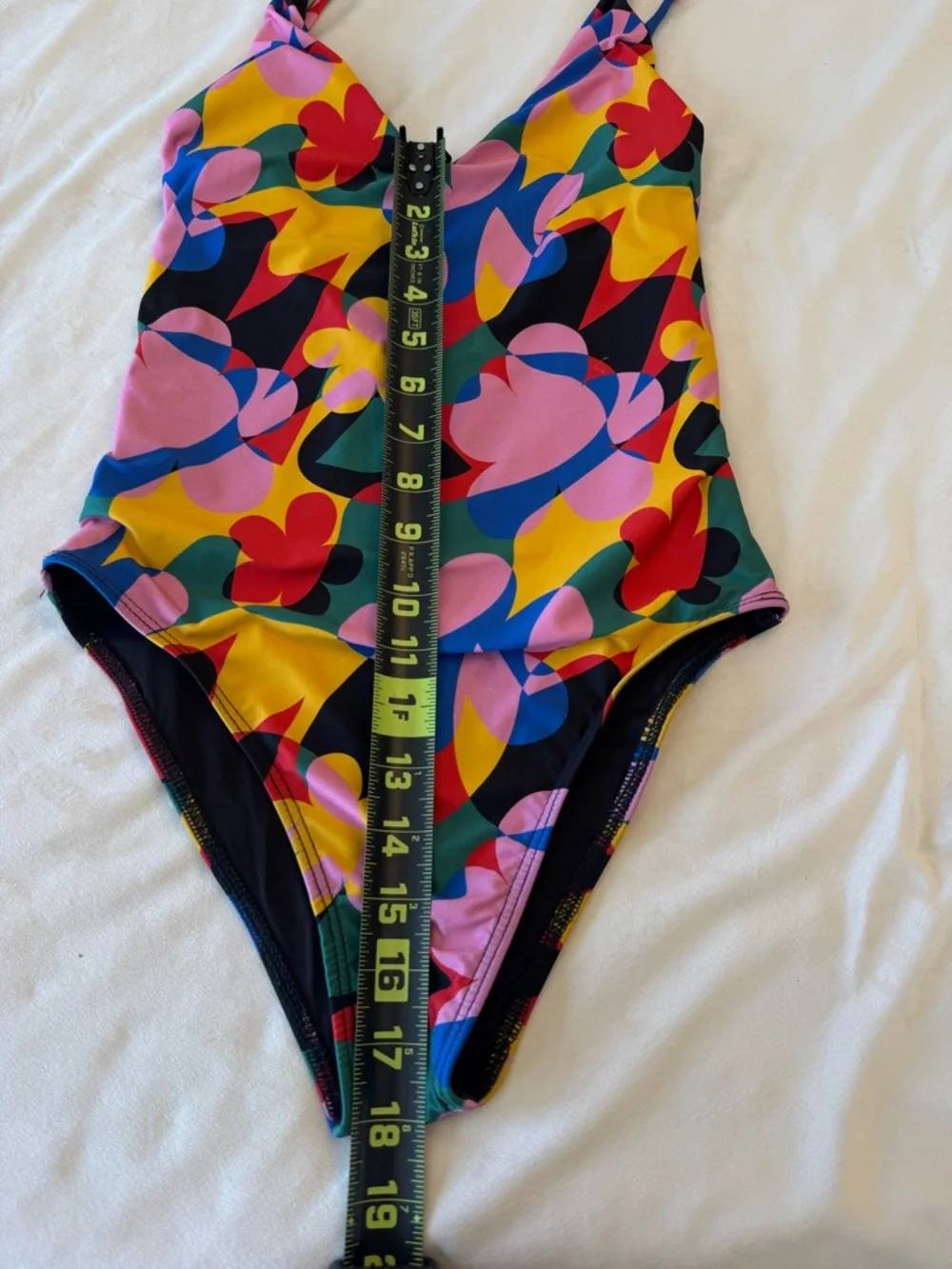 Beach Riot Bright Multicolor Floral One-Piece Swimsuit - see measurements - Picture 8 of 9